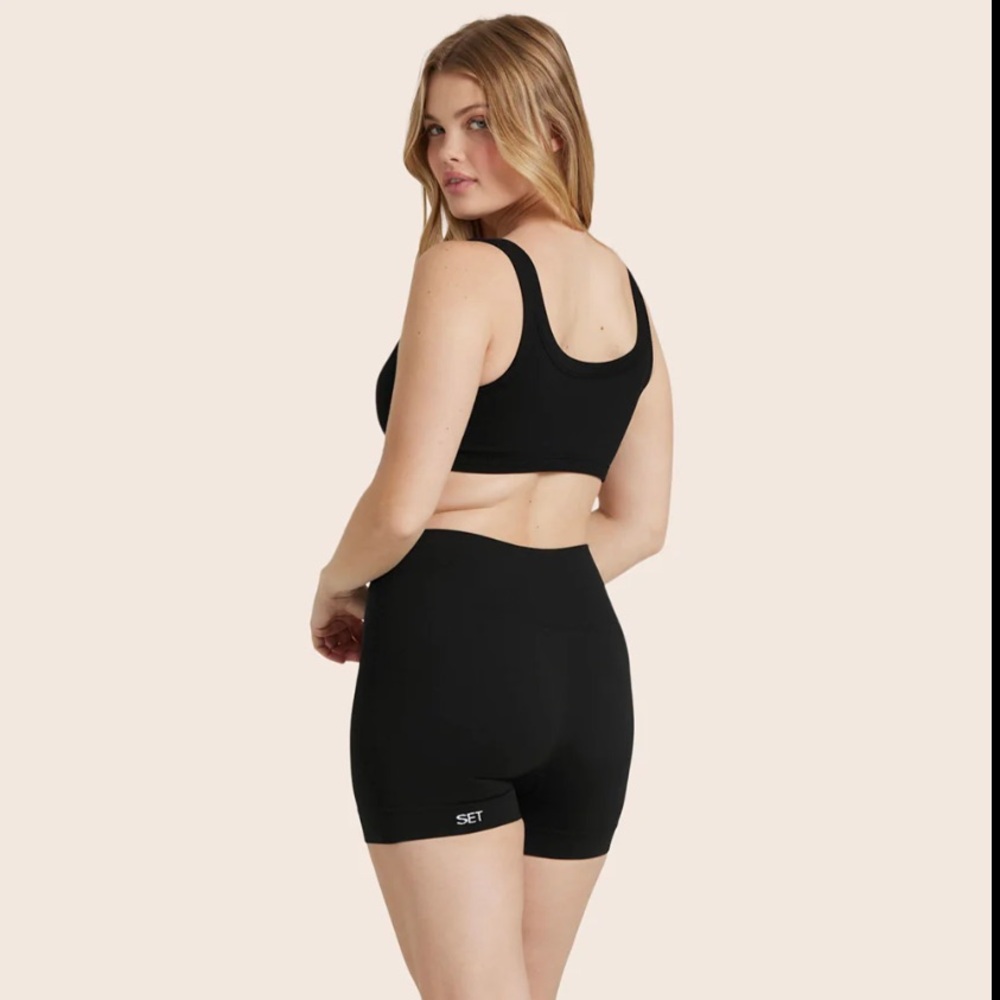 🖤set active black shorts set🖤